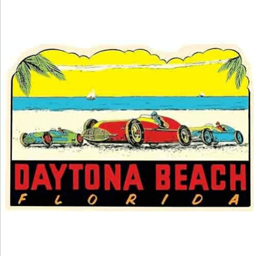 (image for) Daytona Beach Vintage Vacation Stickers